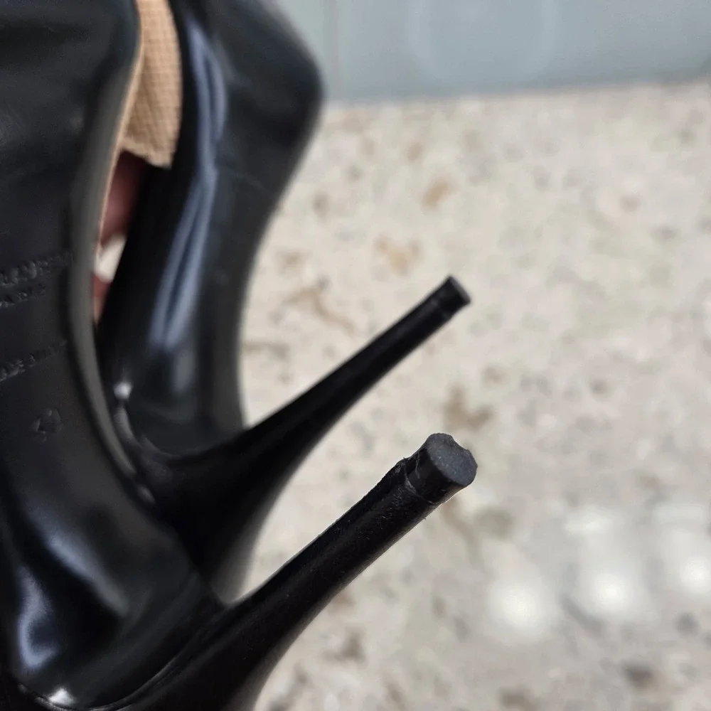 Saint Laurent Shoes Saint Laurent Black And Tan Womens Shoes 40 - Picture 4 of 10